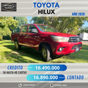 TOYOTA HILUX DX 4X4 2020